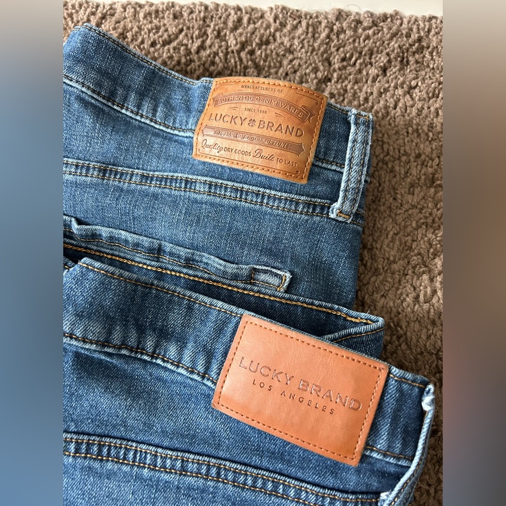 Bundle 2 Lucky Brand Men's Denim Jeans 40x30